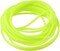 Rubber Cord Tube 10ft 2mm Dia 1mm Hole Yellow Hollow Tubing for DIY Craft Beading Necklaces Bracelet